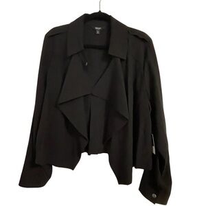 Simply Vera Vera Wang Open-Front Draped Jacket - XL